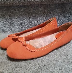 Pretty ll bean suede flats size 9